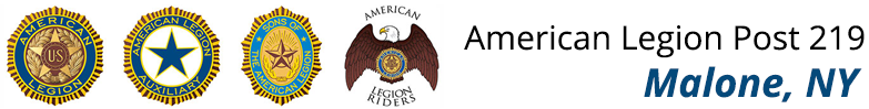 American Legion Post 219 | Malone, NY | 518-483-4910